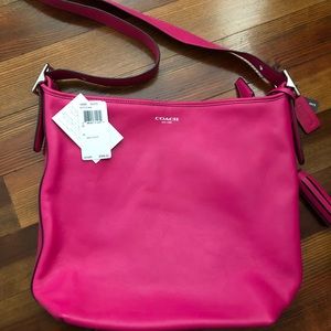 Coach leather handbag